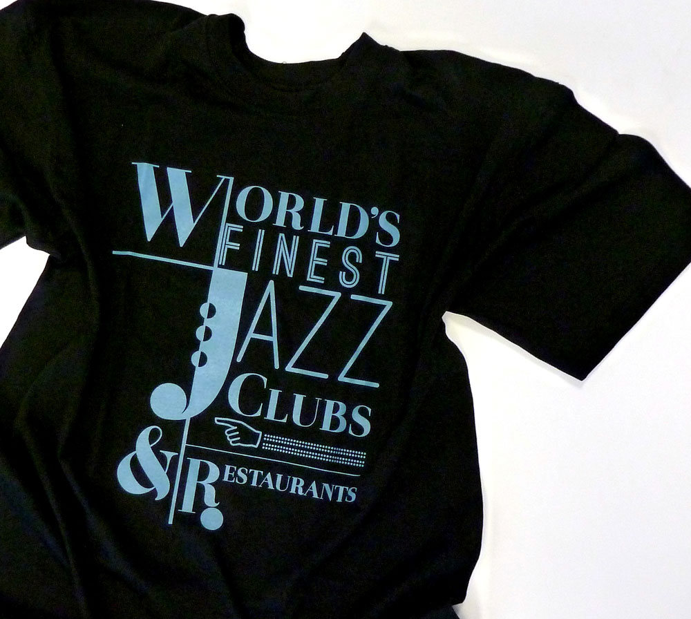 T-Shirt Man "Sax" (Black)