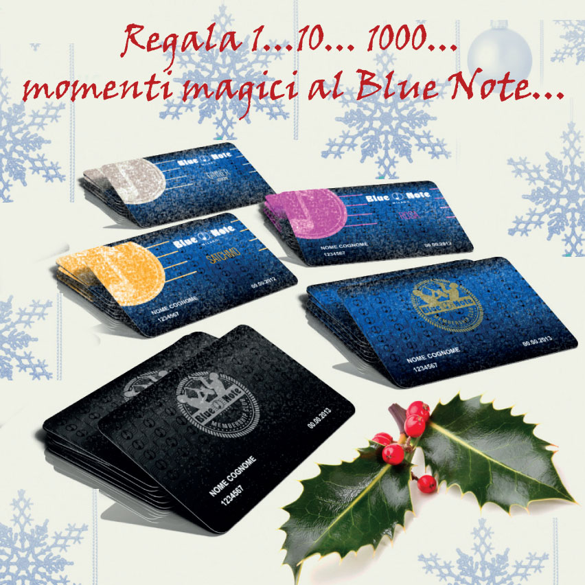 Regala uno, dieci, cento momenti magici al Blue Note…