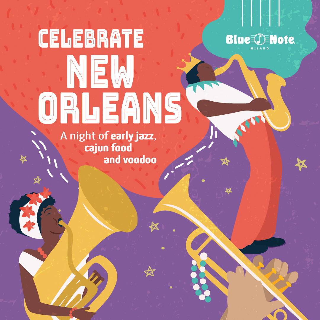 Celebrate New Orleans! A Night of Early Jazz, Cajun Food and Voodoo 09/11/2021 20.30
