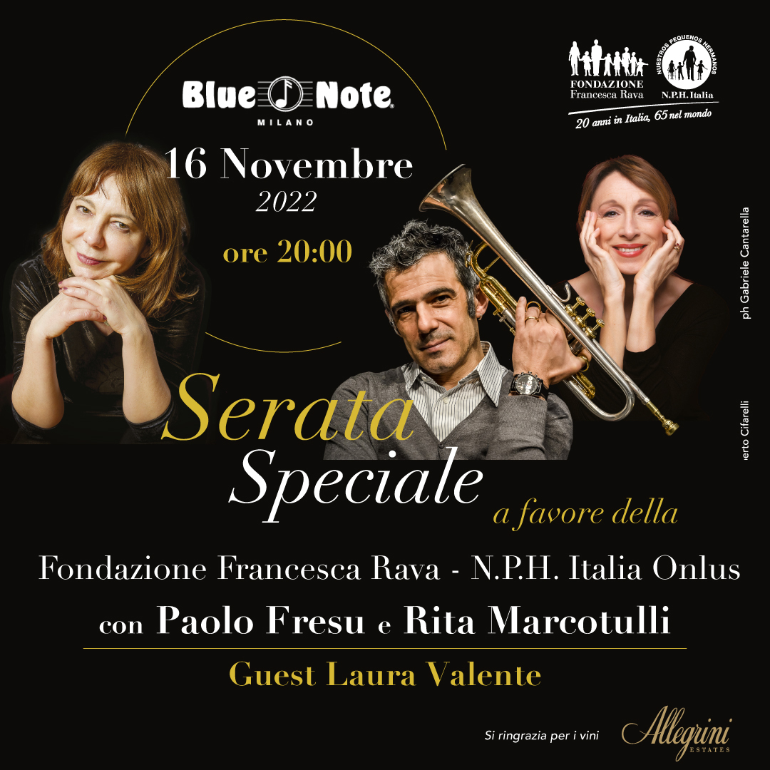 Serata Speciale a favore Fondazione Francesca Rava – N.P.H. Italia Onlus 16/11/2022 19.30