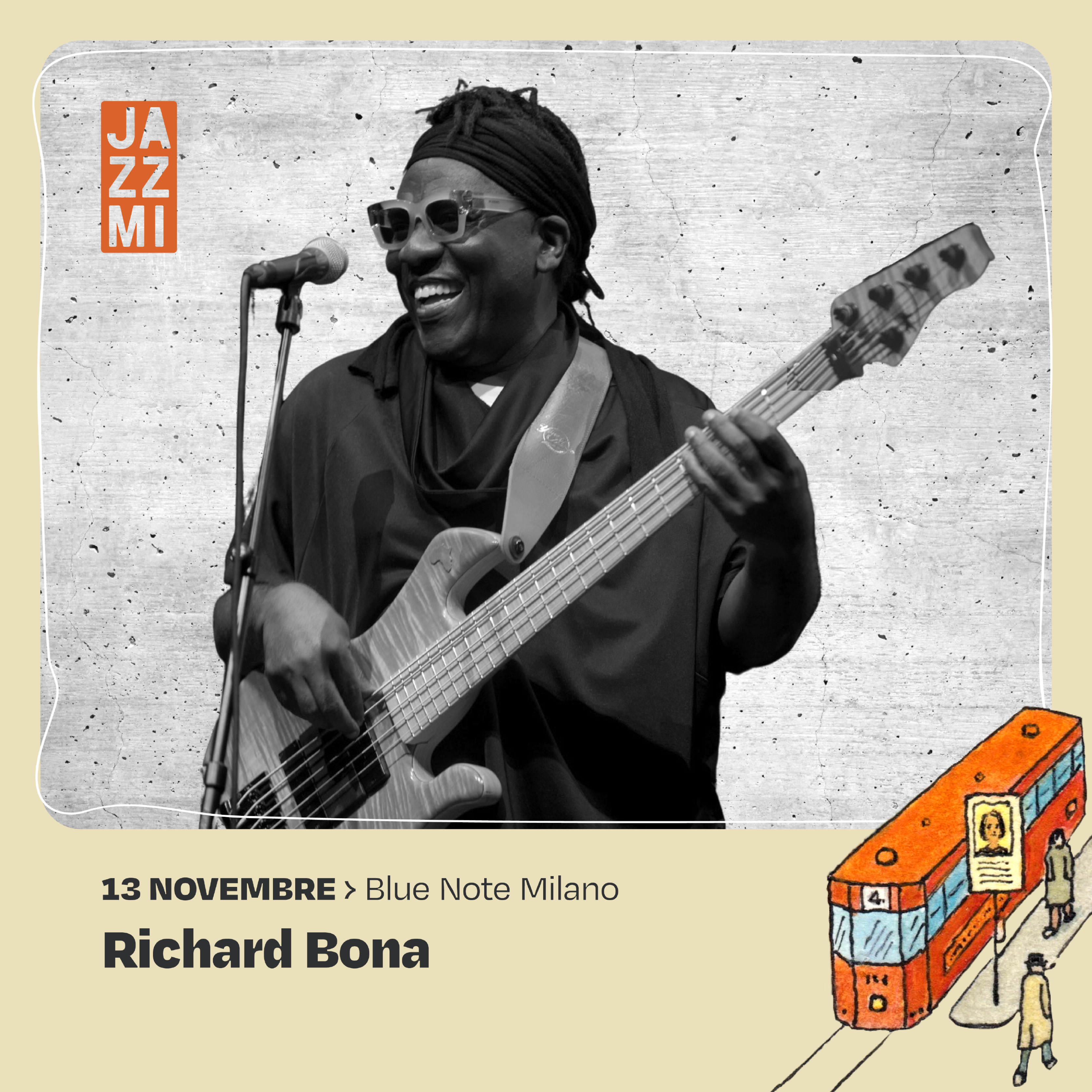 JAZZMI 2024: Richard Bona 13/11/2024 20.30