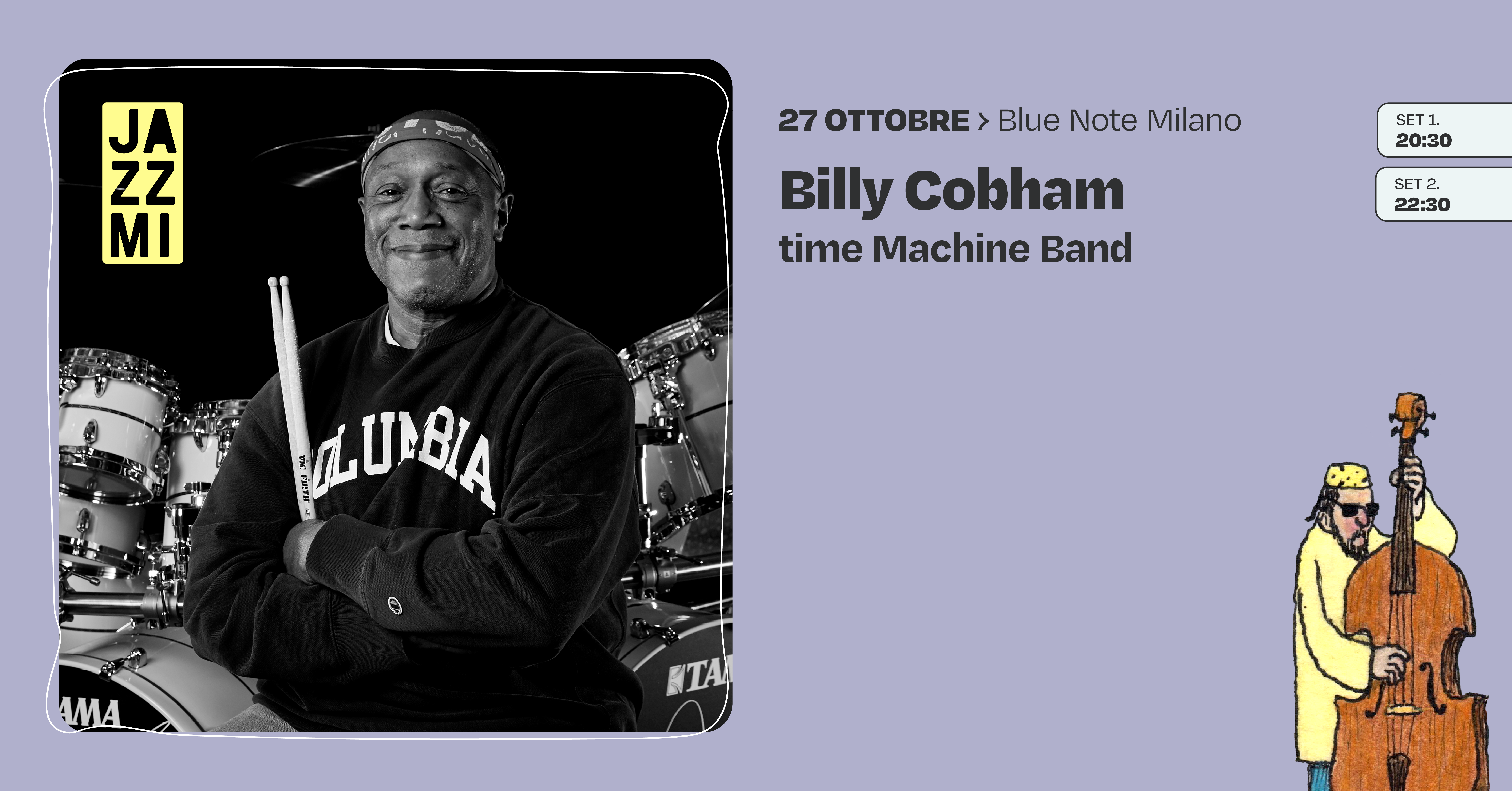 JAZZMI 2024: Billy Cobham Time Machine Band - 27 Ottobre - Milano