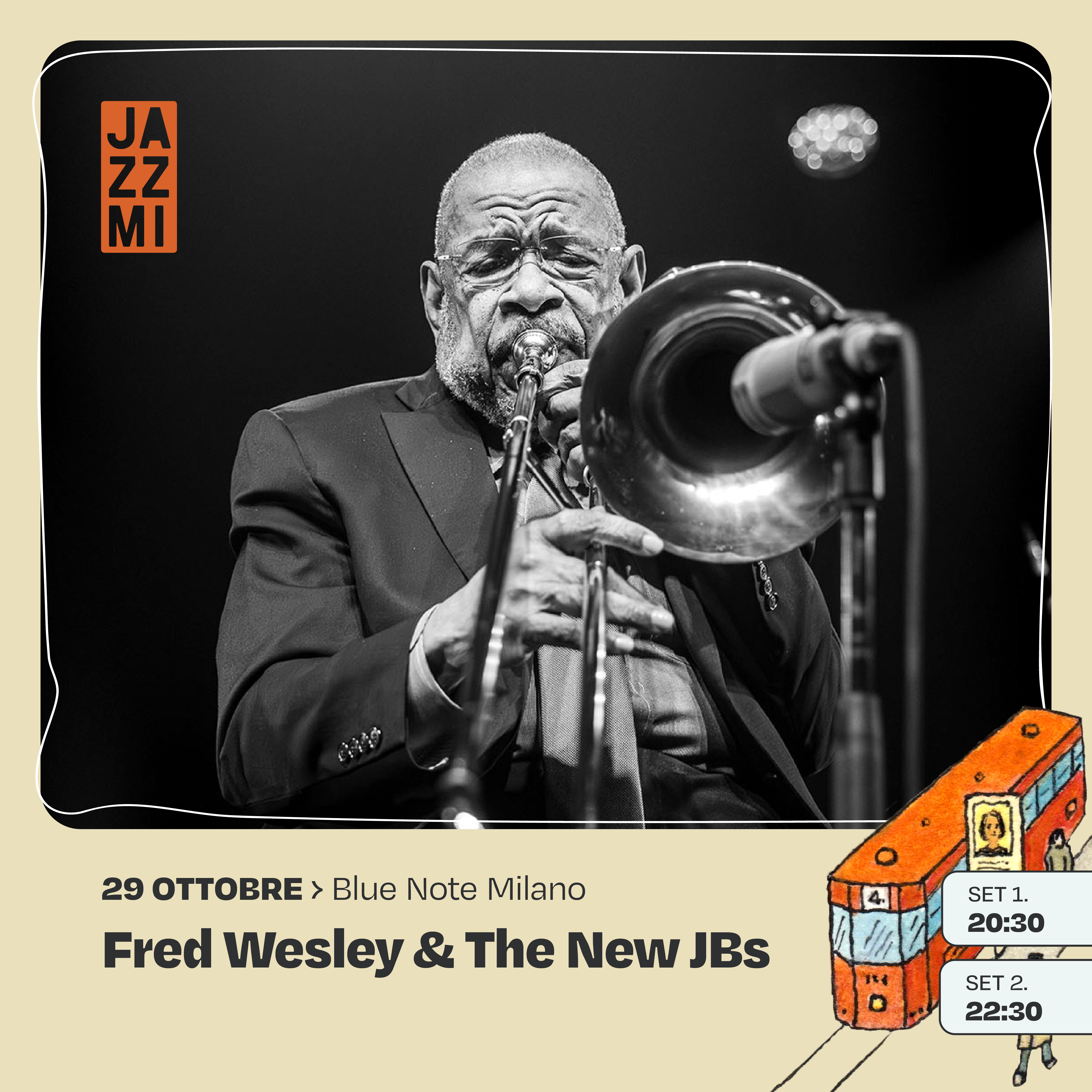 JAZZMI 2024: Fred Wesley & The New JBs 29/10/2024 22.30