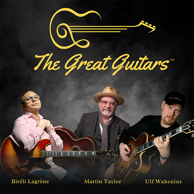 The Great Guitars: Bireli Lagrene – Martin Taylor – Ulf Wakenius 05/02/2025 20.30