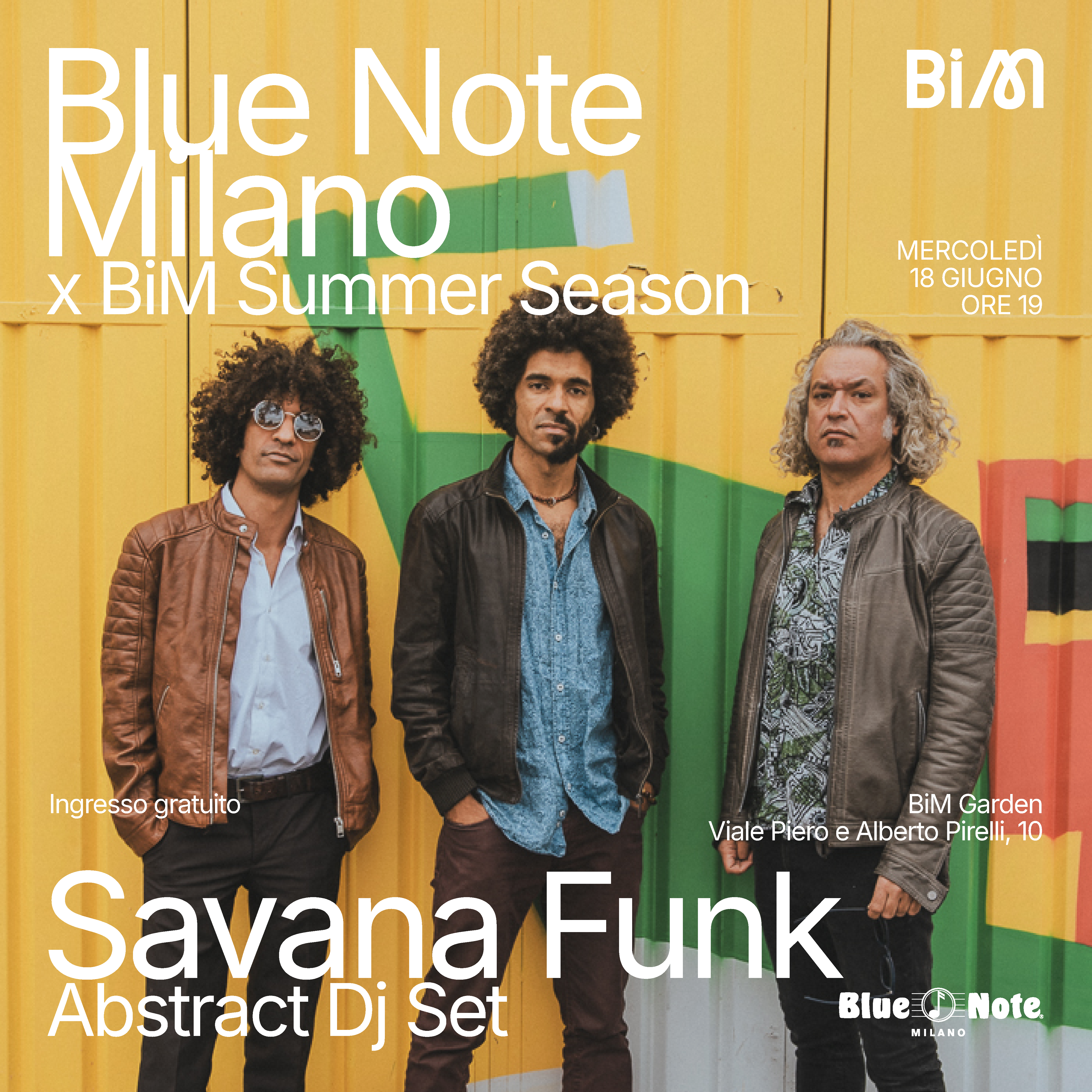 Blue Note Milano x BiM Summer Season – Savana Funk 18/06/2025 19.00