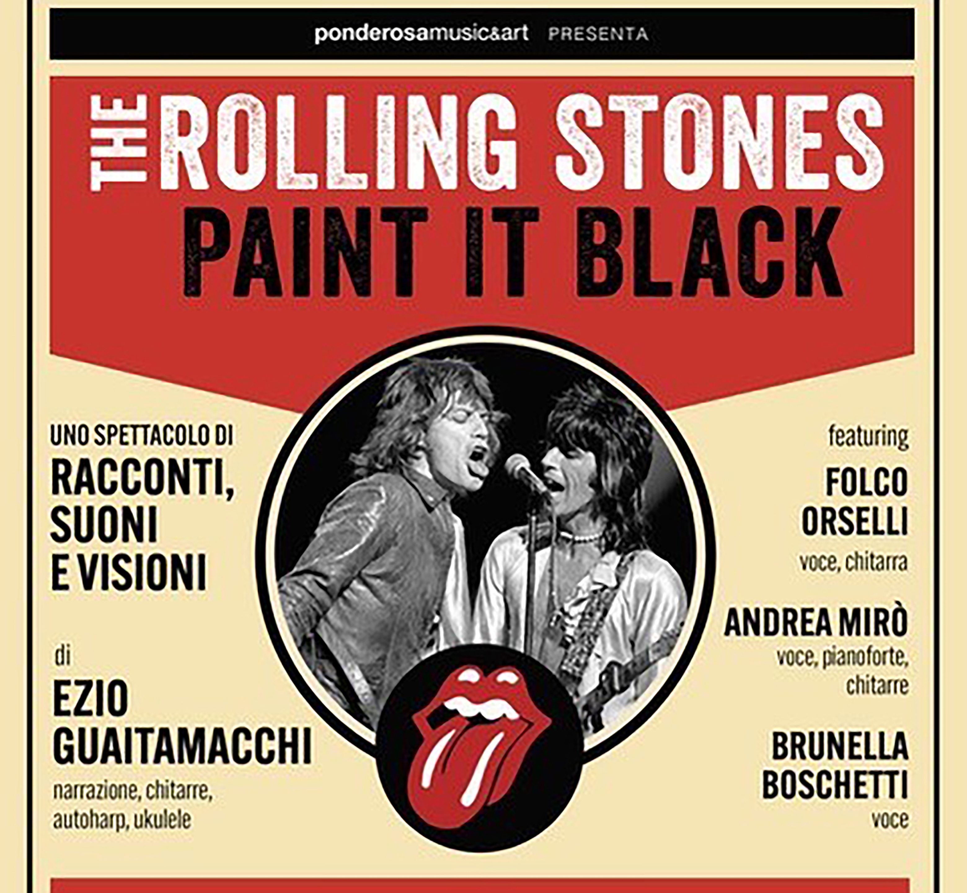 The Rolling Stones – Paint it Black – Ezio Guaitamacchi, Folco Orselli, Andrea Miró & Brunella Boschetti 02/06/2026 22.30